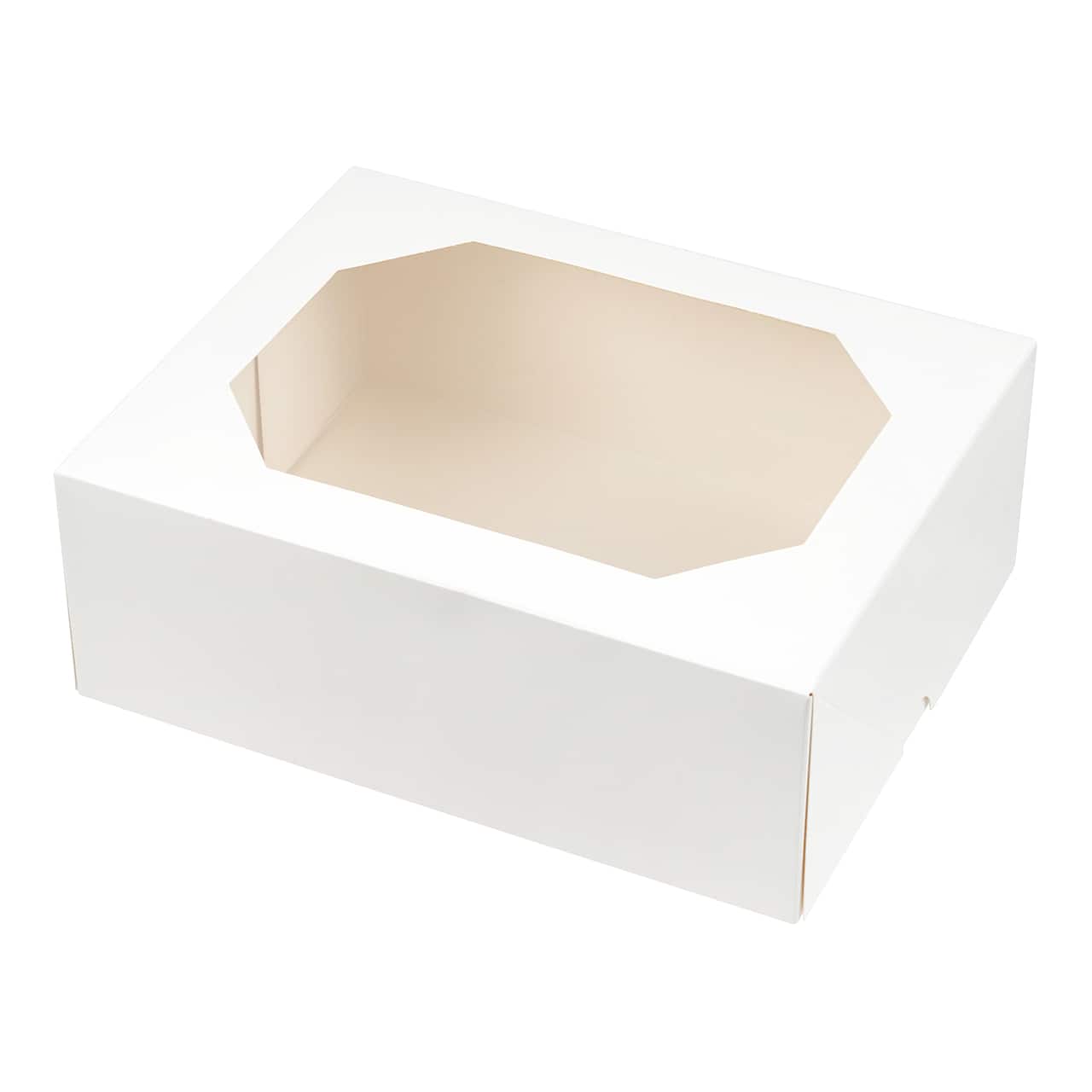 6 Packs: 3 ct. (18 total) 9.5" White Window Treat Boxes by Makery®